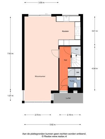 Floorplan - Oude Gest 6, 3752 EG Bunschoten-Spakenburg